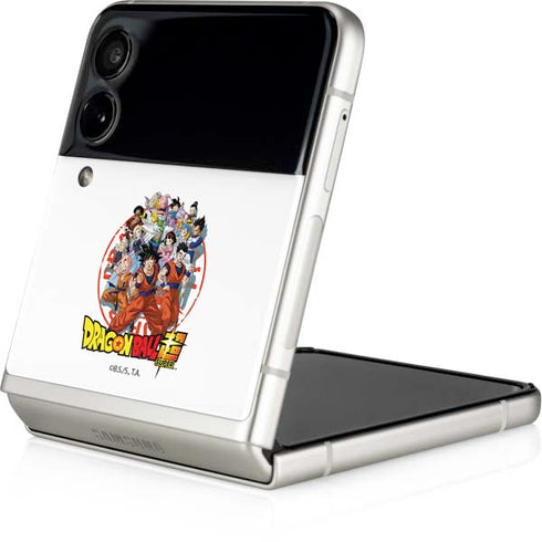 Dragon Ball Super Group Galaxy Z Flip4 5G Skin