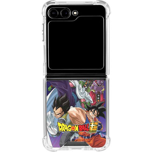 Dragon Ball Super Group Galaxy Z Flip5 5G Clear Case