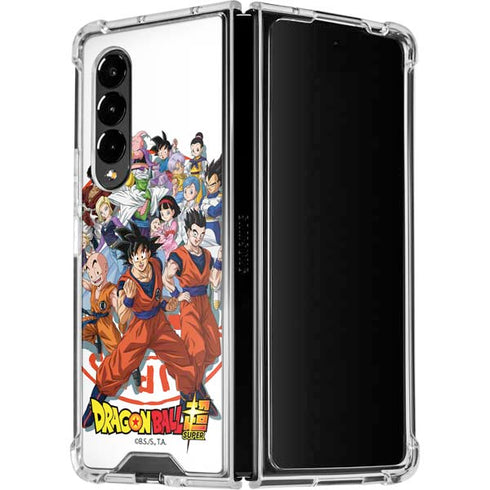 Dragon Ball Super Group Galaxy Z Fold4 5G Clear Case