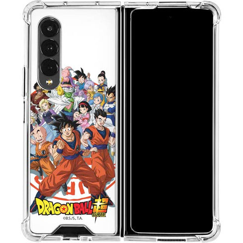 Dragon Ball Super Group Galaxy Z Fold4 5G Clear Case