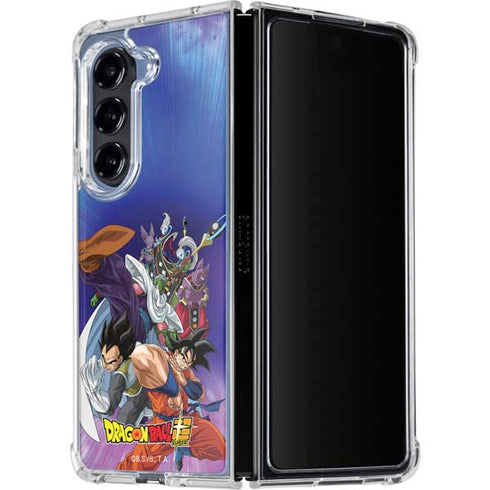 Dragon Ball Super Group Galaxy Z Fold5 5G Clear Case