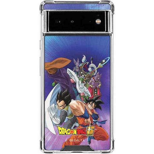 Dragon Ball Super Group Google Pixel 6 Clear Case