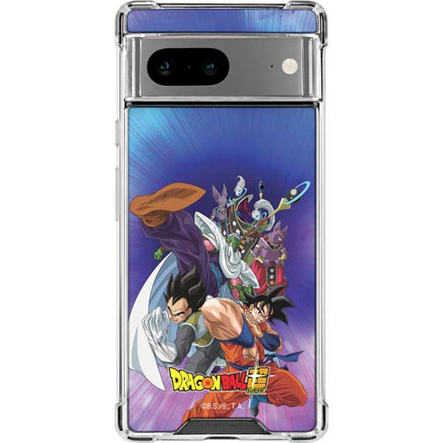 Dragon Ball Super Group Google Pixel 8 Clear Case