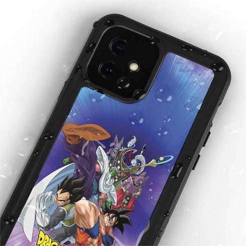 Dragon Ball Super Group iPhone 12 Mini Waterproof Case