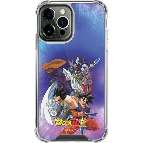 Dragon Ball Super Group iPhone 14 Pro Max Clear Case