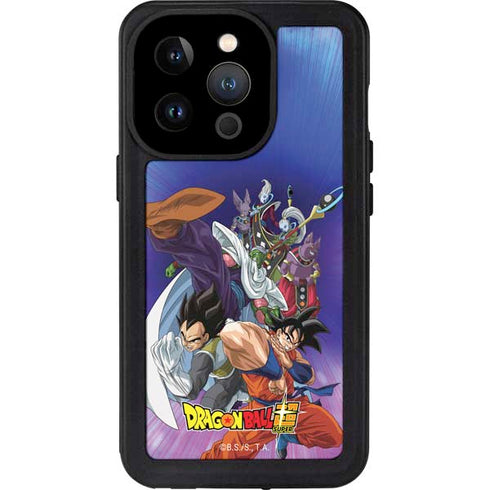 Dragon Ball Super Group iPhone 14 Pro Waterproof Case