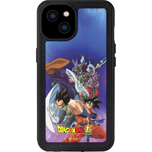 Dragon Ball Super Group iPhone 15 Plus Waterproof Case