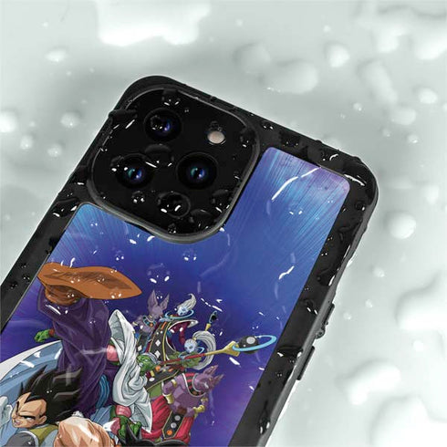 Dragon Ball Super Group iPhone 15 Pro Waterproof Case