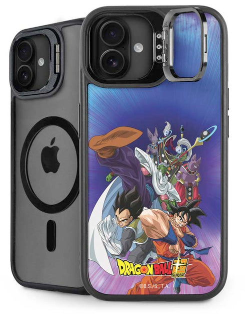 Dragon Ball Super Group iPhone 16 Plus Kickstand Case