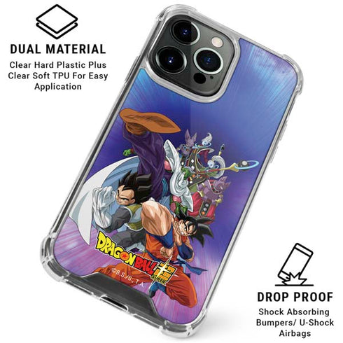 Dragon Ball Super Group iPhone 16 Pro Max Clear Case