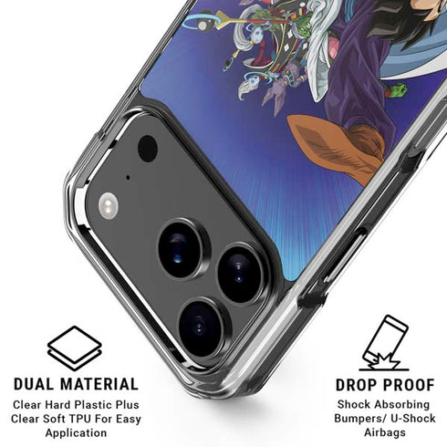 Dragon Ball Super Group iPhone 18 Pro Clear Case
