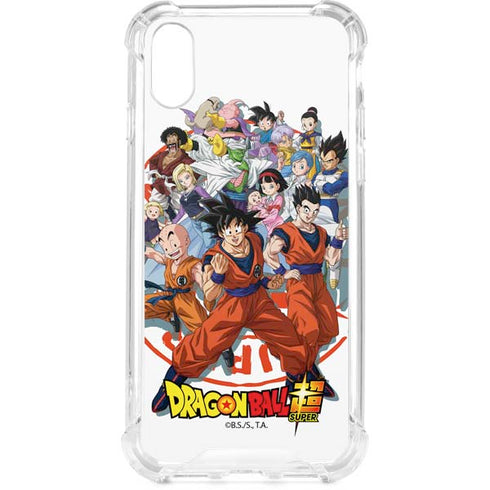 Dragon Ball Super Group iPhone XS Clear Case