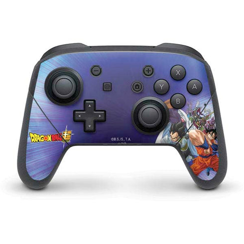 Dragon Ball Super Group Nintendo Switch Pro Controller Skin