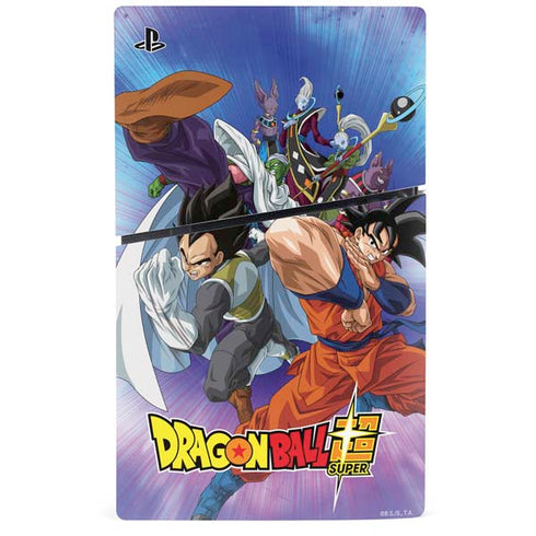 Dragon Ball Super Group PS5 Slim Digital Edition Bundle Skin