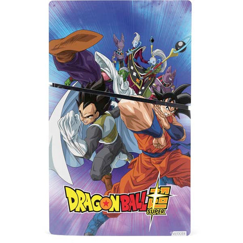 Dragon Ball Super Group PS5 Slim Digital Edition Bundle Skin