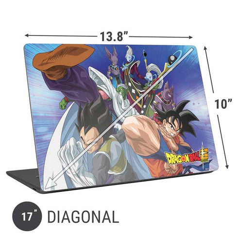 Dragon Ball Super Group Universal Laptop 17in (13.8 x 10in) Skin