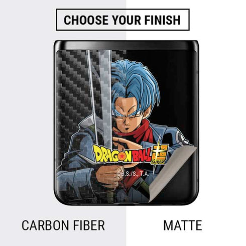 Dragon Ball Super Trunks Portrait Galaxy Z Flip Skin