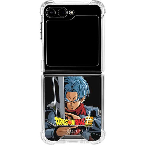 Dragon Ball Super Trunks Portrait Galaxy Z Flip5 5G Clear Case