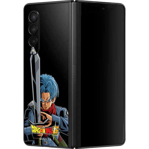 Dragon Ball Super Trunks Portrait Galaxy Z Fold3 5G Skin