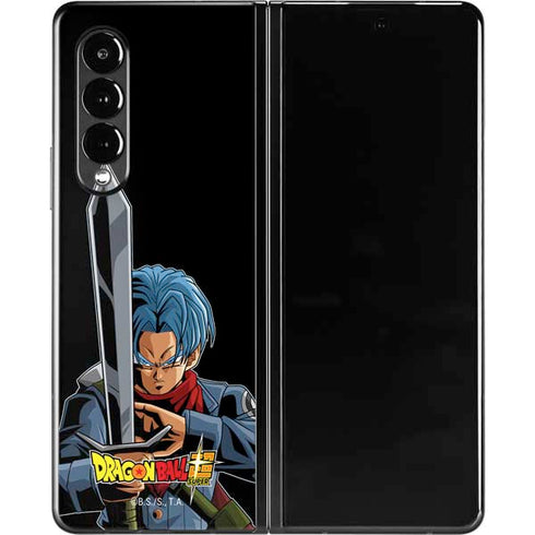 Dragon Ball Super Trunks Portrait Galaxy Z Fold3 5G Skin