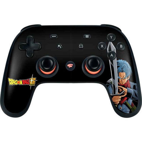 Dragon Ball Super Trunks Portrait Google Stadia Controller Skin