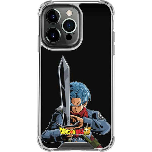 Dragon Ball Super Trunks Portrait iPhone 14 Pro Clear Case