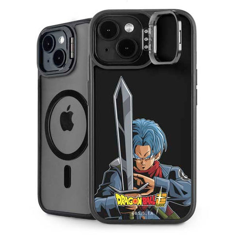 Dragon Ball Super Trunks Portrait iPhone 15 Plus Kickstand Case