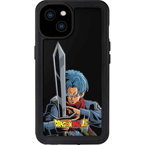 Dragon Ball Super Trunks Portrait iPhone 15 Plus Waterproof Case