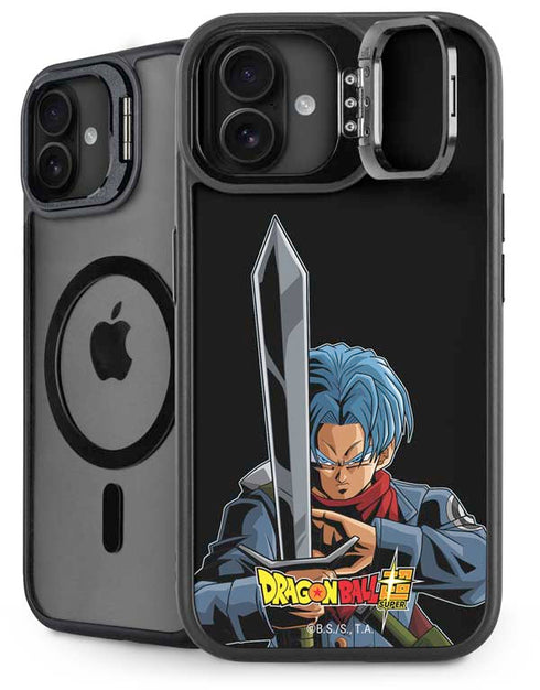 Dragon Ball Super Trunks Portrait iPhone 16 Plus Kickstand Case