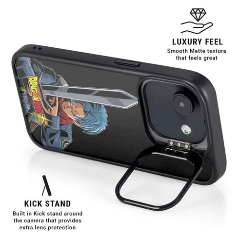 Dragon Ball Super Trunks Portrait iPhone 16e Kickstand Case