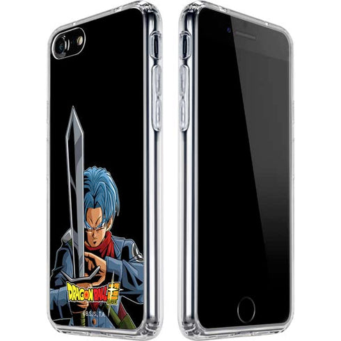Dragon Ball Super Trunks Portrait iPhone SE (2nd & 3rd Gen) Clear Case