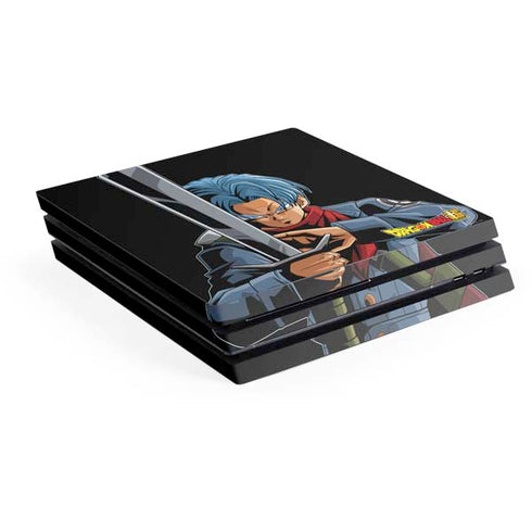 Dragon Ball Super Trunks Portrait PS4 Pro Console Skin