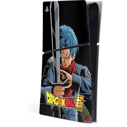 Dragon Ball Super Trunks Portrait PS5 Slim Digital Edition Console Skin