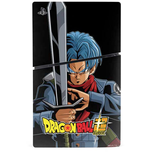 Dragon Ball Super Trunks Portrait PS5 Slim Digital Edition Console Skin