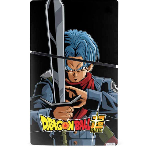 Dragon Ball Super Trunks Portrait PS5 Slim Digital Edition Console Skin