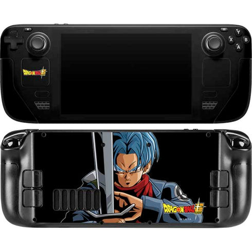 Dragon Ball Super Trunks Portrait Steam Deck Handheld Gaming Computer OLED Skin