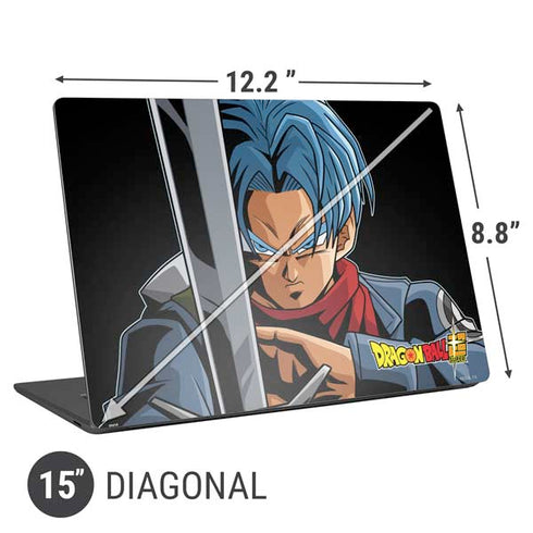 Dragon Ball Super Trunks Portrait Universal Laptop 15in (12.2 x 8.8in) Skin