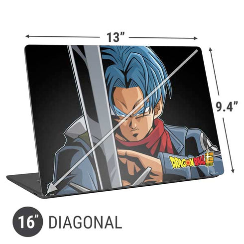 Dragon Ball Super Trunks Portrait Universal Laptop 16in (13 x 9.4in) Skin