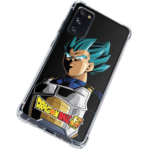 Dragon Ball Super Vegeta Galaxy S20 FE Clear Case