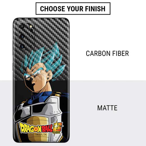 Dragon Ball Super Vegeta Galaxy S20 Plus Skin