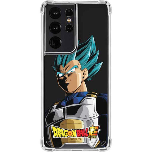 Dragon Ball Super Vegeta Galaxy S21 Ultra 5G Clear Case