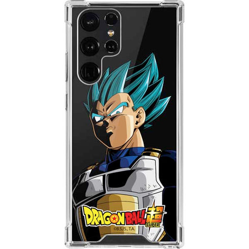 Dragon Ball Super Vegeta Galaxy S22 Ultra Clear Case