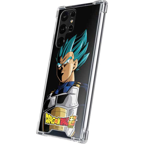 Dragon Ball Super Vegeta Galaxy S22 Ultra Clear Case