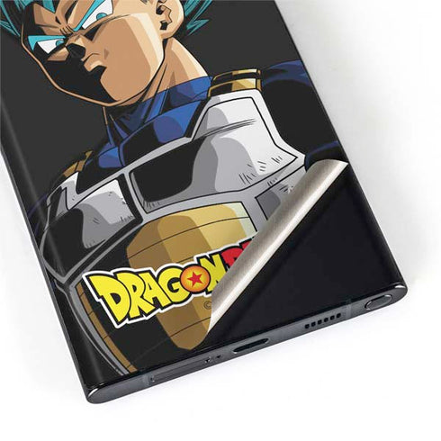 Dragon Ball Super Vegeta Galaxy S22 Ultra Skin