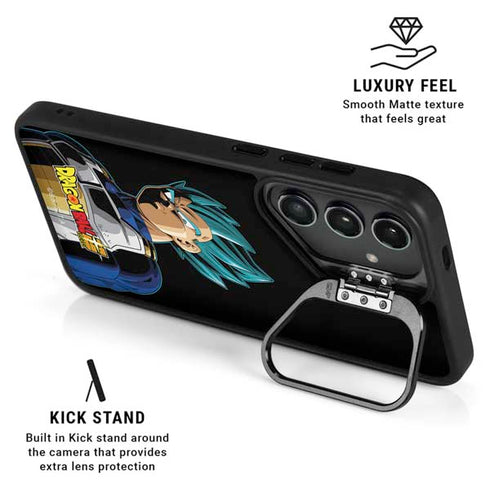 Dragon Ball Super Vegeta Galaxy S25 Kickstand Case