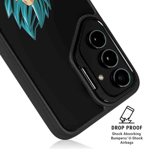 Dragon Ball Super Vegeta Galaxy S25 Kickstand Case