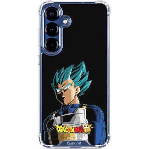 Dragon Ball Super Vegeta Galaxy S25 Plus Clear Case