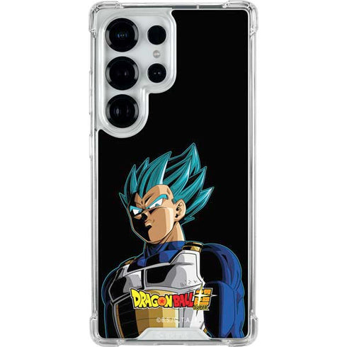 Dragon Ball Super Vegeta Galaxy S25 Ultra Clear Case