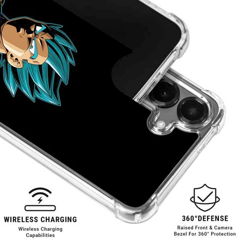 Dragon Ball Super Vegeta Galaxy S26 Clear Case