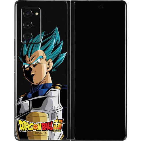 Dragon Ball Super Vegeta Galaxy Z Fold2 5G Skin